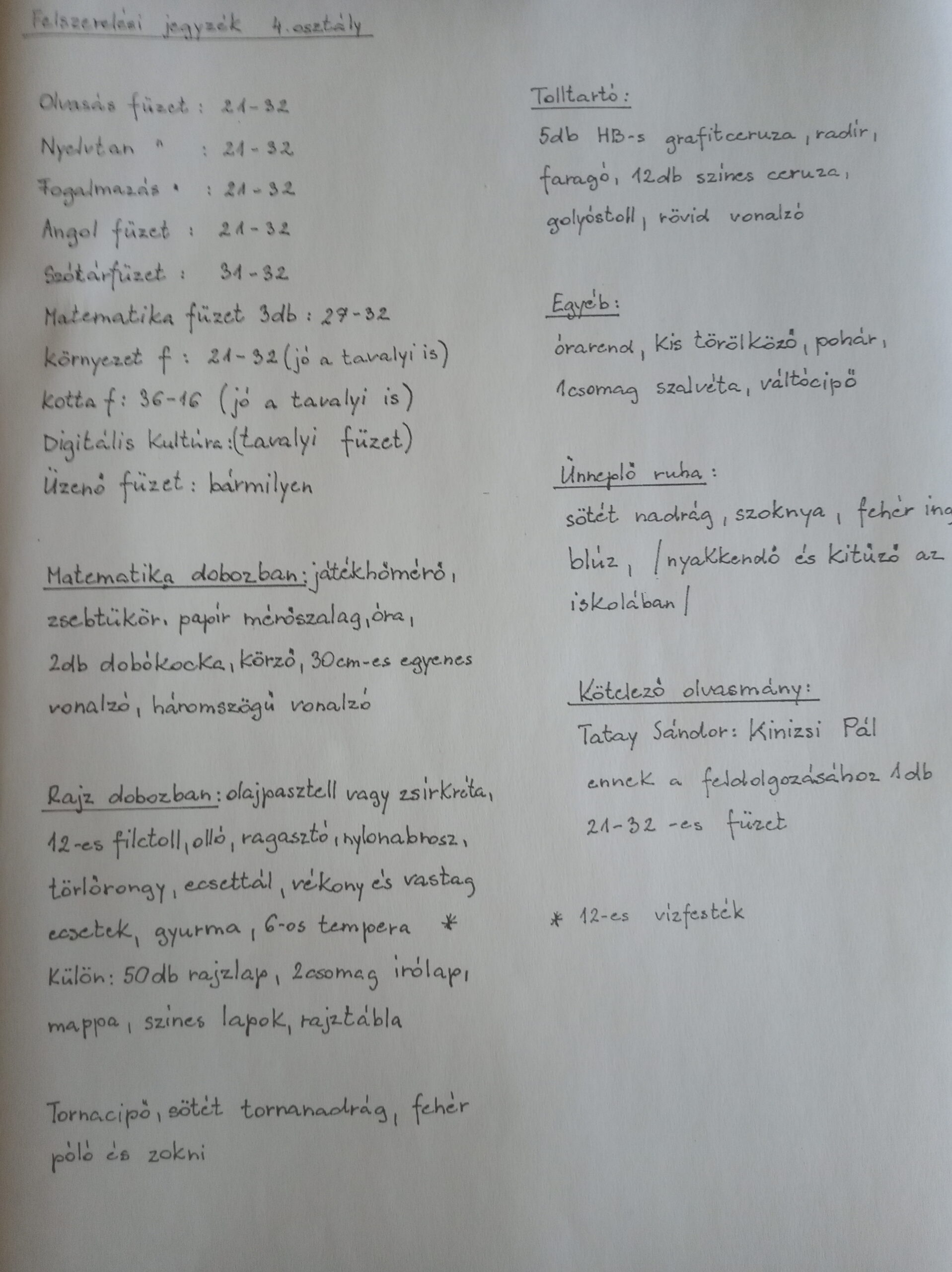 Felszerelesi-jegyzek-4.o